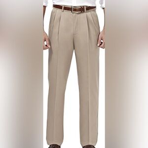 Classic Fit Polyester Haggar Men’s Dress Pants (36x32)